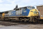 CSX C40-8W #7664 on T106-11